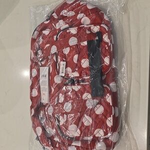 Lug Jumper In Crimson Large Dot Still In Plastic Nwt